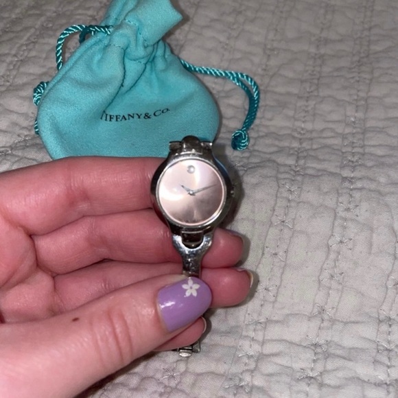 Movado pink faced rare watch - Picture 3 of 7